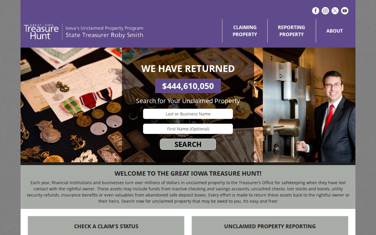 Dubuque residents directory unclaimed property lookup