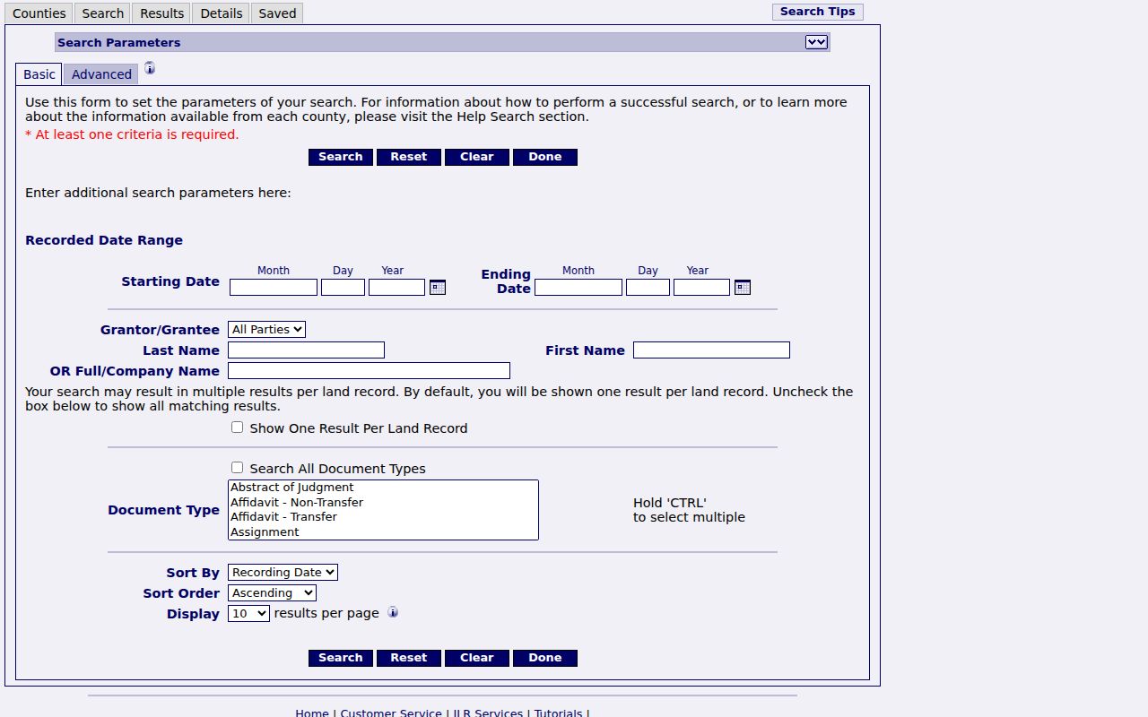Iowa Land Records grantor and grantee search for Dubuque deeds